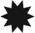Ícone Estrela Preta